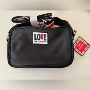 🆕 Brighton Love Essentials fabric adjustable crossbody strap Bag *NWT* $88